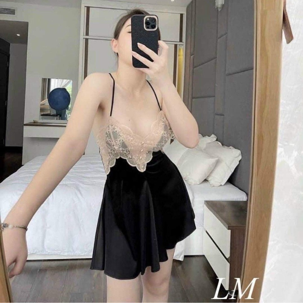 Black Night Cami Dress, Size S